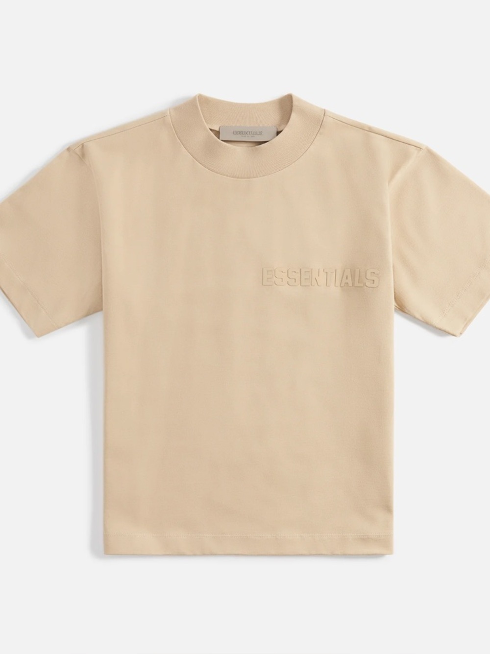 Essentials Fear Of God Tee Womens Sand